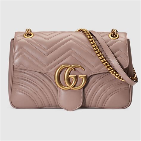 gucci marmont matelasse blush meduim|gg marmont handbags.